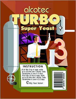 turbo yeast alcohol