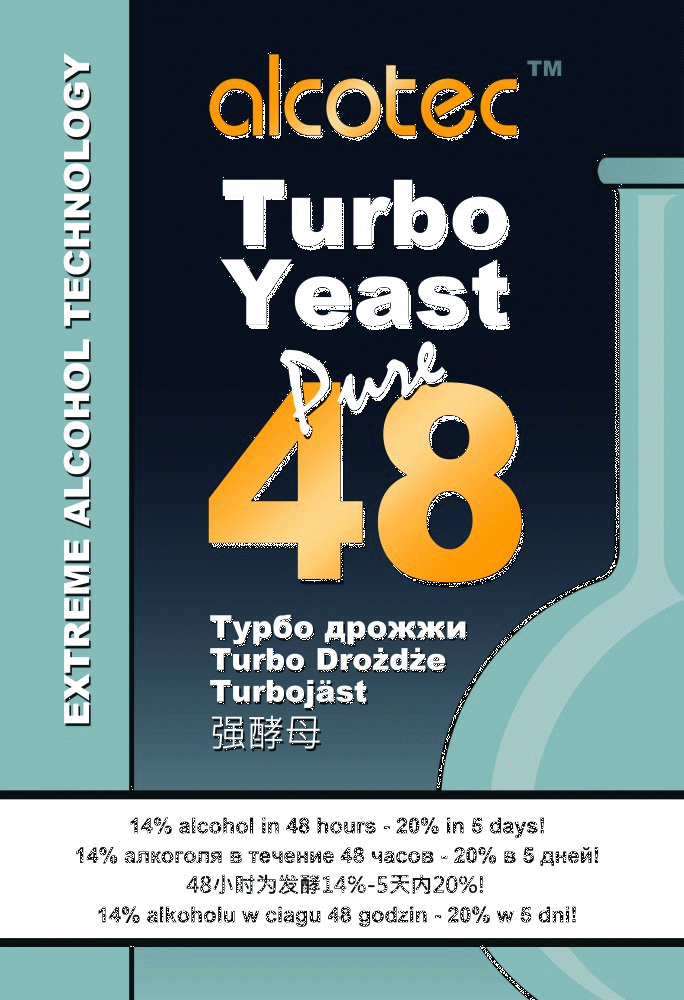 turbo yeast alcohol